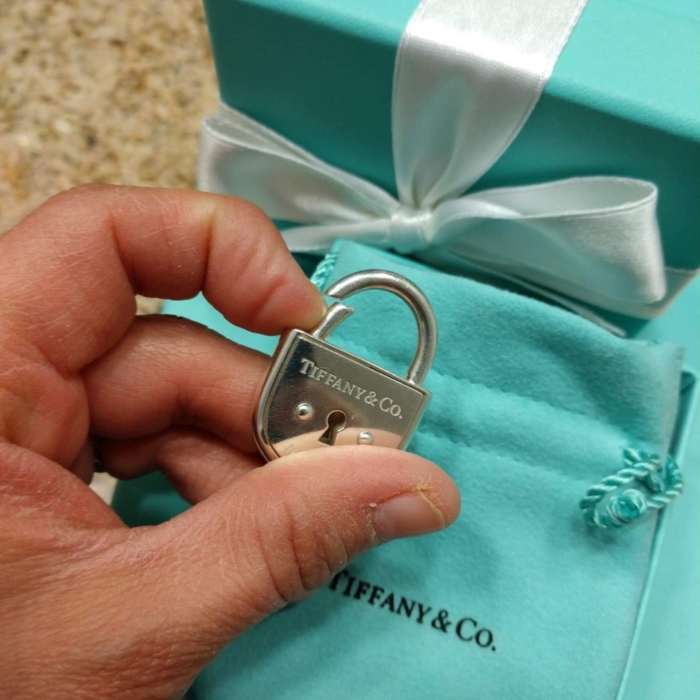 Tiffany & Co. Locks Silver Arc Lock Pendant Charm